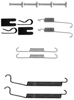 HELLA PAGID Комплектующие, тормозная колодка 8DZ 355 200-911